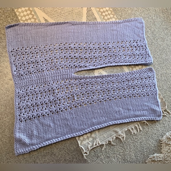 Handmade Knit Shawl - Picture 5 of 9